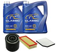 DENCKERMANN Controllo Set MANNOL Classic 10W-40 10L Per Renault Laguna I