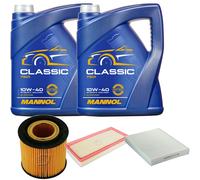 DENCKERMANN Controllo Set MANNOL Classic 10W-40 10L Per VW Touareg 4.2 V8
