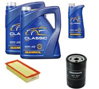 DENCKERMANN Controllo Set MANNOL Classic 10W-40 11L Per Audi 80 1.8 S 2.0 E