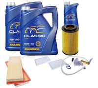 DENCKERMANN Controllo Set MANNOL Classic 10W-40 11L Per Mercedes M-Klasse ML