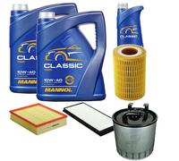 DENCKERMANN Controllo Set MANNOL Classic 10W-40 11L Per Mercedes Sprinter 3-T