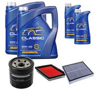 DENCKERMANN Controllo Set MANNOL Classic 10W-40 12L Per Infiniti QX70 FX