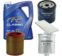 Denckermann Controllo Set mannol Classic 10W-40 5L per Alfa Romeo Ragno 2.0