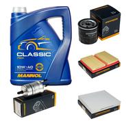 DENCKERMANN Controllo Set MANNOL Classic 10W-40 5L Per Audi A1 Sportback 1.0