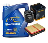 DENCKERMANN Controllo Set MANNOL Classic 10W-40 5L Per Audi A1 Sportback 1.0