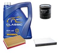 DENCKERMANN Controllo Set MANNOL Classic 10W-40 5L Per Audi A3 Cabriolet 1.5