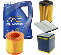 DENCKERMANN Controllo Set MANNOL Classic 10W-40 5L Per Audi A6 2.0 TFSI
