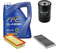 DENCKERMANN Controllo Set MANNOL Classic 10W-40 5L Per Audi Cabriolet 2.3 E