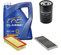 DENCKERMANN Controllo Set MANNOL Classic 10W-40 5L Per Audi Coupe 2.0 2.3