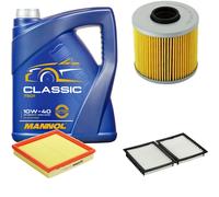 DENCKERMANN Controllo Set MANNOL Classic 10W-40 5L Per BMW 3er Compact 316i