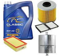 DENCKERMANN Controllo Set MANNOL Classic 10W-40 5L Per BMW 3er Compact 316i