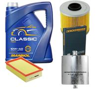 DENCKERMANN Controllo Set MANNOL Classic 10W-40 5L Per BMW 3er Compact 316i