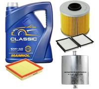 DENCKERMANN Controllo Set MANNOL Classic 10W-40 5L Per BMW 3er Compact 316i