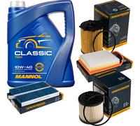 DENCKERMANN Controllo Set MANNOL Classic 10W-40 5L Per Citroën Berlingo
