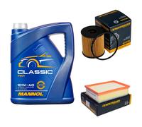 DENCKERMANN Controllo Set MANNOL Classic 10W-40 5L Per Citroën C4 Picasso I