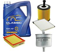 DENCKERMANN Controllo Set MANNOL Classic 10W-40 5L Per Citroën Xsara 1.6 16V