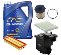DENCKERMANN Controllo Set MANNOL Classic 10W-40 5L Per Citroën Xsara Picasso