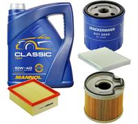 DENCKERMANN Controllo Set MANNOL Classic 10W-40 5L Per Citroën Xsara Picasso