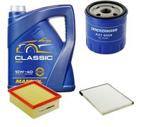 Denckermann Controllo Set mannol Classic 10W-40 5L per Citroën Xsara Rottura