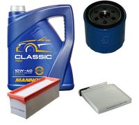 Denckermann Controllo Set mannol Classic, 10W-40 5L per Dacia Duster
