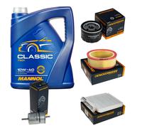 DENCKERMANN Controllo Set MANNOL Classic 10W-40 5L Per Dacia Sandero Logan