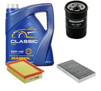 DENCKERMANN Controllo Set MANNOL Classic 10W-40 5L Per Fiat Bravo I 1.2 16V