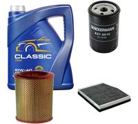 DENCKERMANN Controllo Set MANNOL Classic 10W-40 5L Per Fiat Doblo 1.6 16V
