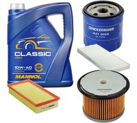 DENCKERMANN Controllo Set MANNOL Classic 10W-40 5L Per Fiat Scudo Kasten 1.9