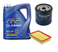 DENCKERMANN Controllo Set MANNOL Classic 10W-40 5L Per Fiat Stilo Multi