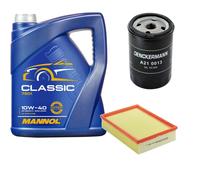 DENCKERMANN Controllo Set MANNOL Classic 10W-40 5L Per Ford Escort VII 1.8 D