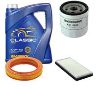 DENCKERMANN Controllo Set MANNOL Classic 10W-40 5L Per Ford Fiesta III 1.1