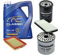 DENCKERMANN Controllo Set MANNOL Classic 10W-40 5L Per Ford Fiesta Kasten