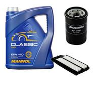DENCKERMANN Controllo Set MANNOL Classic 10W-40 5L Per Honda Accord VII 2.0