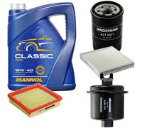 DENCKERMANN Controllo Set MANNOL Classic 10W-40 5L Per Honda Civic VI