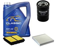 DENCKERMANN Controllo Set MANNOL Classic 10W-40 5L Per Honda Civic VI