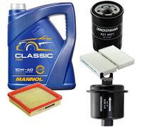DENCKERMANN Controllo Set MANNOL Classic 10W-40 5L Per Honda HR-V 1.6 16V