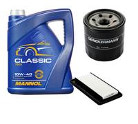 DENCKERMANN Controllo Set MANNOL Classic 10W-40 5L Per Hyundai Atos 1.0i