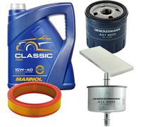 DENCKERMANN Controllo Set MANNOL Classic 10W-40 5L Per Lancia Y 1.2