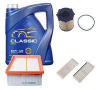 DENCKERMANN Controllo Set MANNOL Classic 10W-40 5L Per Mazda 2 1.6 MZ-CD