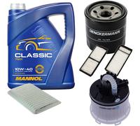 DENCKERMANN Controllo Set MANNOL Classic 10W-40 5L Per Mazda 3 1.6 1.4