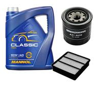 DENCKERMANN Controllo Set MANNOL Classic 10W-40 5L Per Mitsubishi Outlander