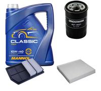 DENCKERMANN Controllo Set MANNOL Classic 10W-40 5L Per Mitsubishi Outlander