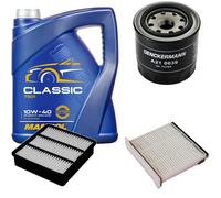DENCKERMANN Controllo Set MANNOL Classic 10W-40 5L Per Mitsubishi Outlander