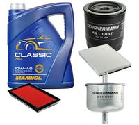 DENCKERMANN Controllo Set MANNOL Classic 10W-40 5L Per Nissan Terrano II 2.4