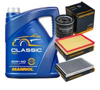 DENCKERMANN Controllo Set MANNOL Classic 10W-40 5L Per Opel Astra G CC 1.6