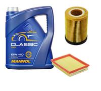 DENCKERMANN Controllo Set MANNOL Classic 10W-40 5L Per Opel Corsa B 1.0I 12V