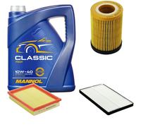 DENCKERMANN Controllo Set MANNOL Classic 10W-40 5L Per Opel Corsa B 1.0I 12V