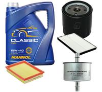 DENCKERMANN Controllo Set MANNOL Classic 10W-40 5L Per Opel Corsa B 1.4i