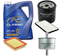 DENCKERMANN Controllo Set MANNOL Classic 10W-40 5L Per Opel Corsa B 1.4i