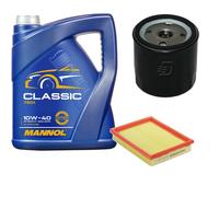 DENCKERMANN Controllo Set MANNOL Classic 10W-40 5L Per Opel Corsa B 1.4i